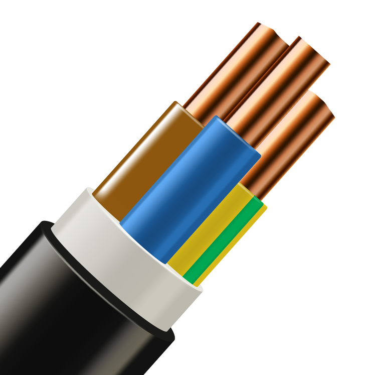 Kábel CYKY-J 3x1,5 v KRUHU