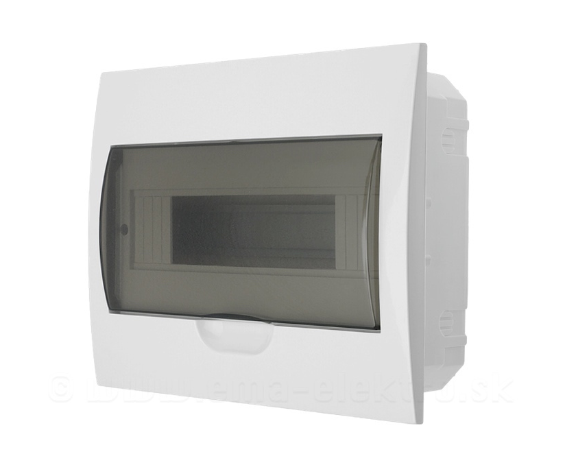 Rozvádzač bytový 12M Pod omietku, transparentný EKDB2 (ETEK)